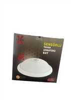 Sensörlü Tavan Armatürü Sac Gövde Cam 1